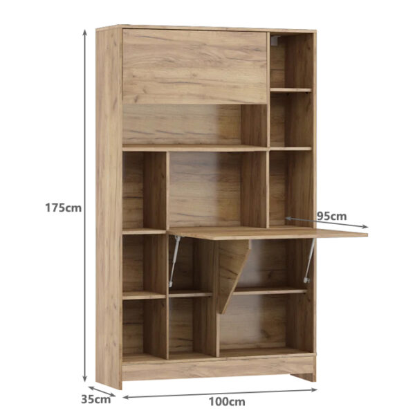 Large storage space TV cabinet