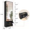 Shoes Cabinet with Mirror