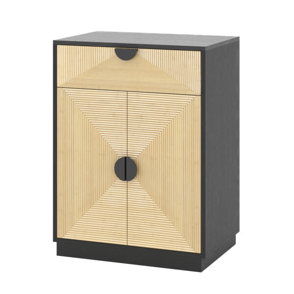 Cork-patterned entrance suite
