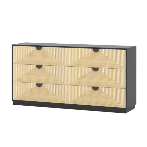 Cork-patterned entrance suite
