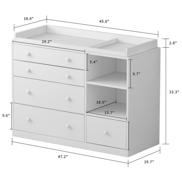 White Children's Cabinet