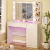 Wooden Makeup Vanity