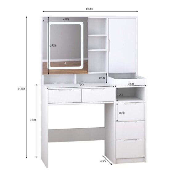 Dressing Table With Mirror