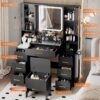 Black Makeup Table