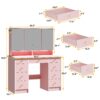 Pink dressing table