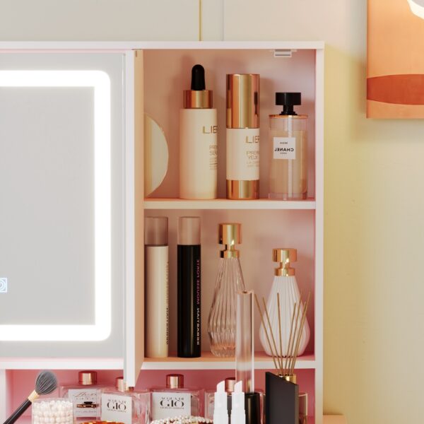 Pink dressing table