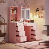 Pink dressing table