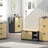 Cork-patterned entrance suite