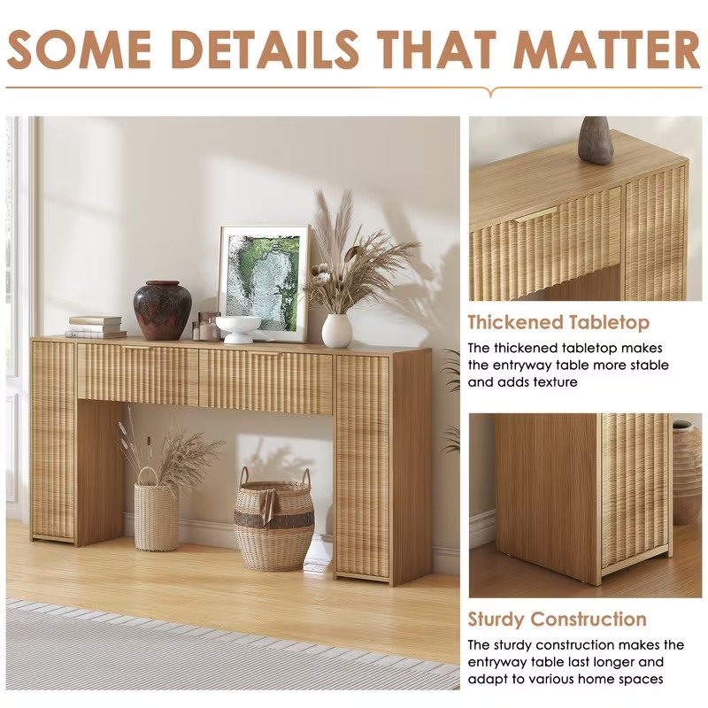 Wrapped Console Table Storage Drawers - Image 2