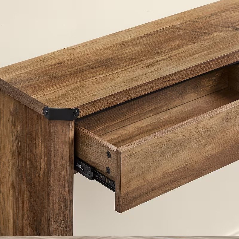 Rustic Console Table with Drawers - Image 3